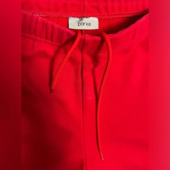 RARE! Parke Embossed Unisex Fleece Sweats/Joggers - Picture 4 of 7